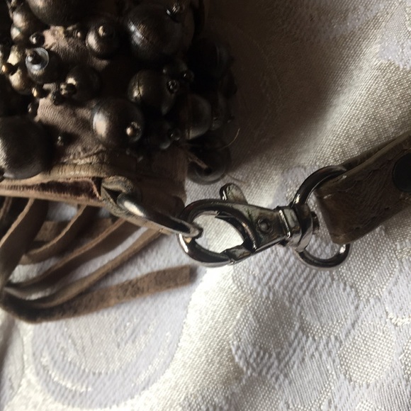 Anthropologie purse with beaded detail - Picture 4 of 5